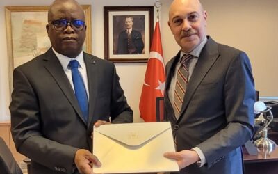 Le Nouvel Ambassadeur Du Burkina Faso En Türkiye Remet Les Copies Figurees De Ses Lettres De Creances Au Directeur Du Protocole De La Republique