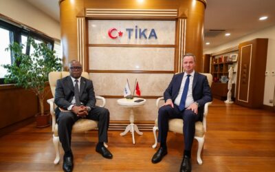 L’AMBASSADEUR DU BURKINA FASO A ANKARA REND VISITE AU PRESIDENT DE TÜRK İŞBİRLİĞİ VE KOORDİNASYON AJANSI BAŞKANLIĞI (TIKA)