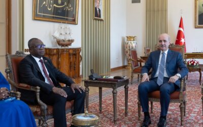 L’AMBASSADEUR DU BURKINA FASO A ANKARA REND VISITE AU PRESIDENT DE LA GRANDE ASSEMBLEE NATIONALE DE TÜRKIYE